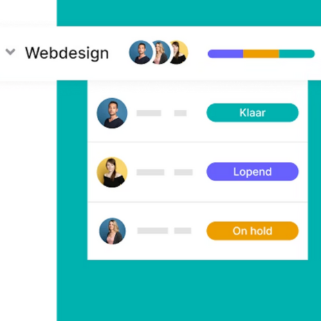 Teamleader projecten beheren